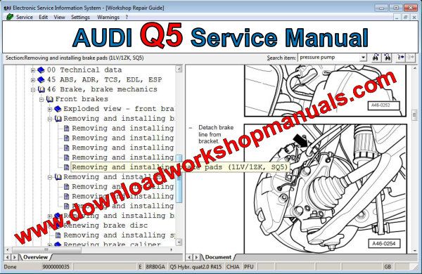 audi q5 service manual